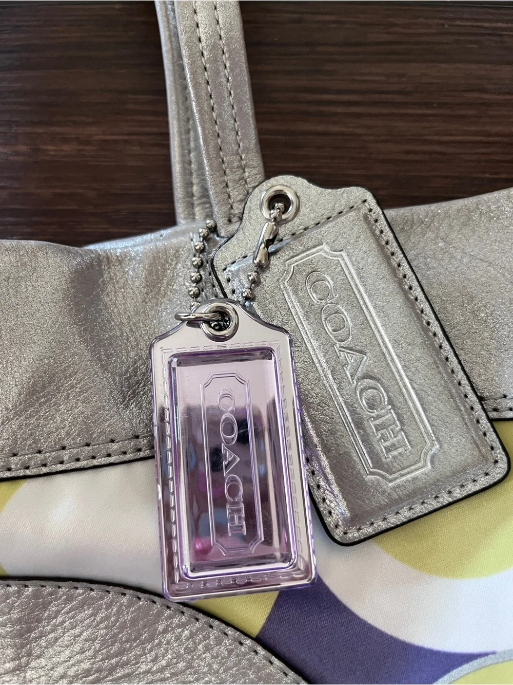 Authentic Coach 2010 Juliet Op Art Tote bag